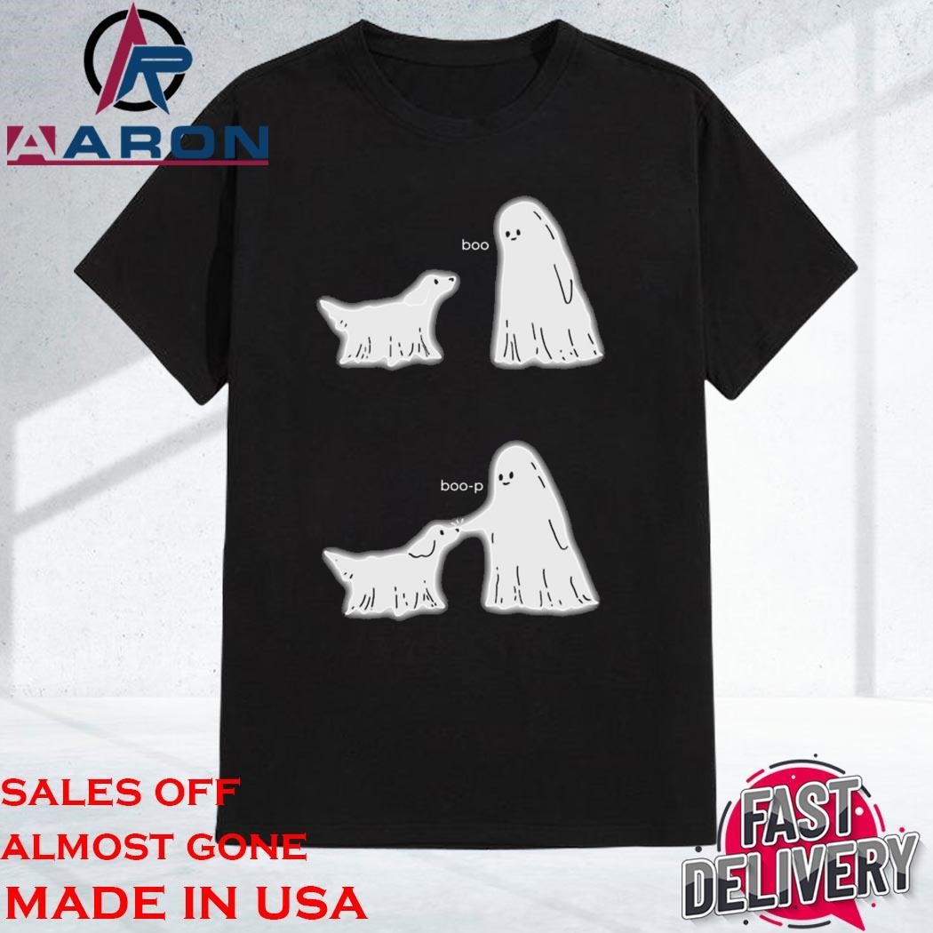 Official Ghost Touch The Dog Boo Boo-p Halloween Shirt