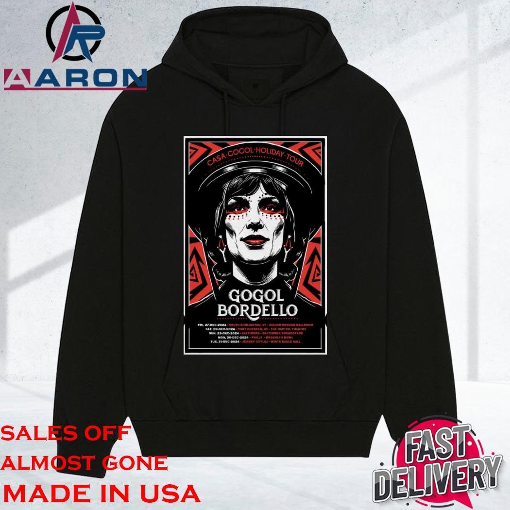 Official Gogol Bordello New Year's Show Dec 27-31 2024 hoodie