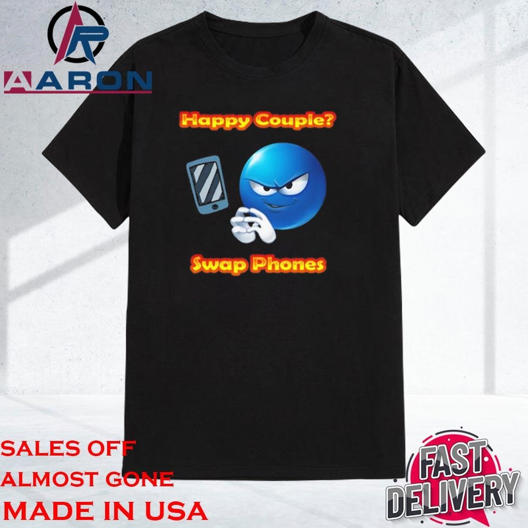 Official Happy Couple Swap Phones Shirt