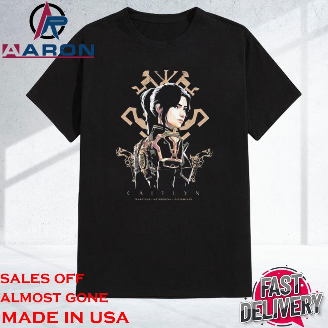 Official Heroes & Villains Arcane League Of Legends Caitlyn With Kiramman Insignia Unisex Shirt