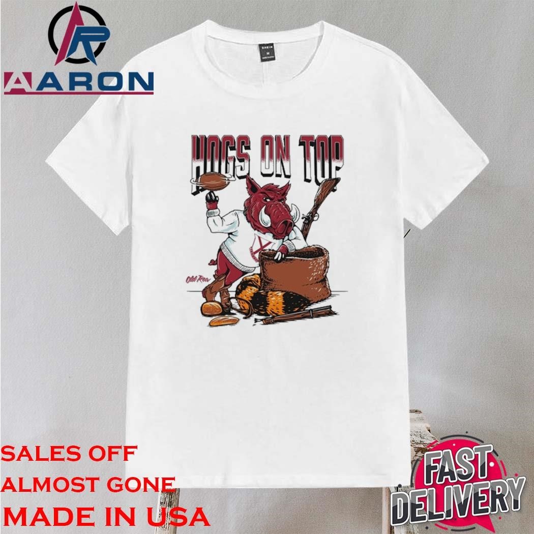 Official Hogs On Top Football 2024 T-Shirt