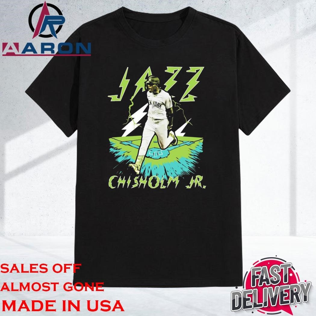 Official Jazz Chisholm Jr New York Yankees Player Lightning Unisex Shirt