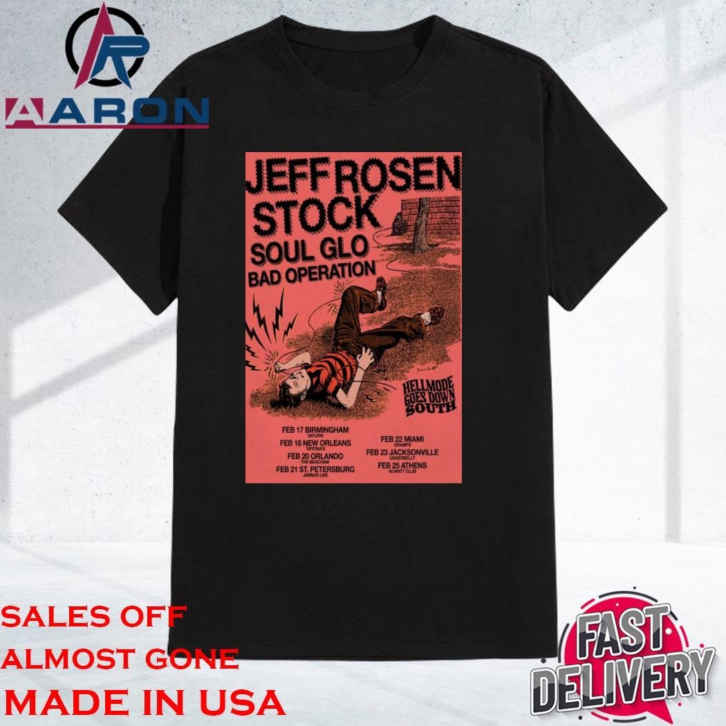 Official Jeff Rosenstock Hellmode Goes Down South Tour 2025 Shirt