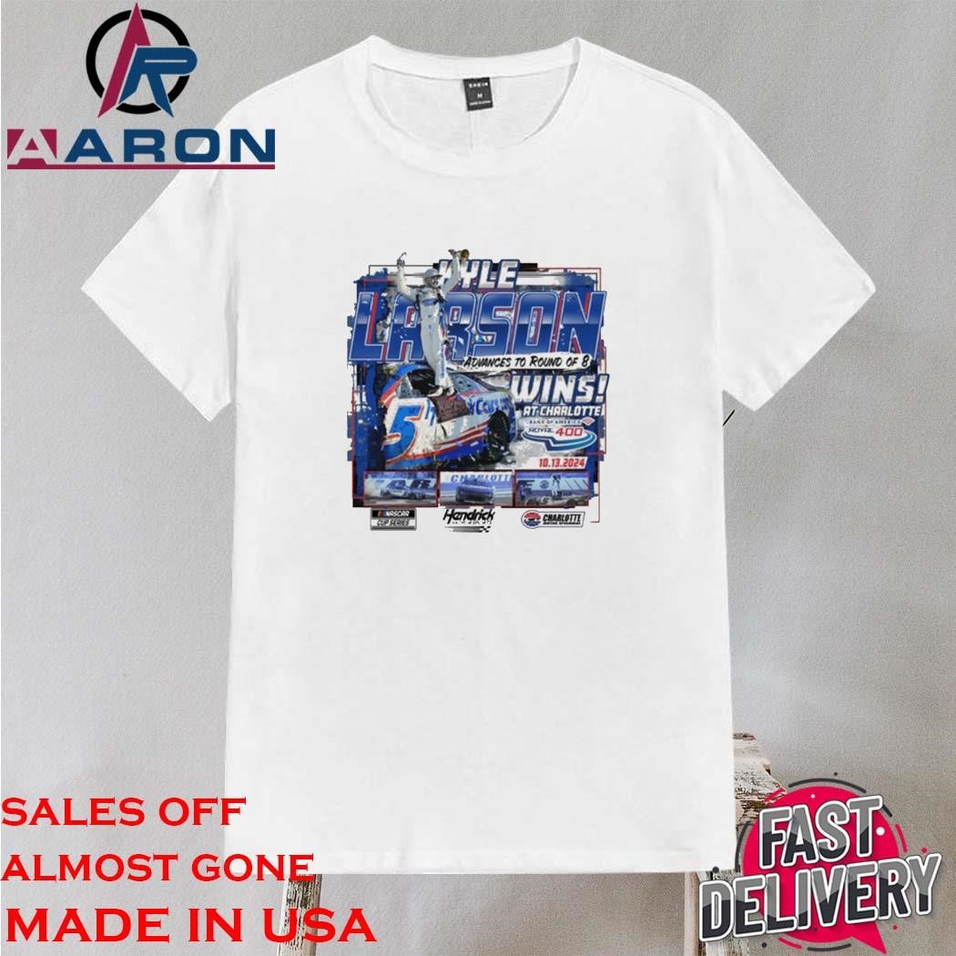 Official Kyle Larson 2024 Bank of America Roval 400 Race Win Shirt