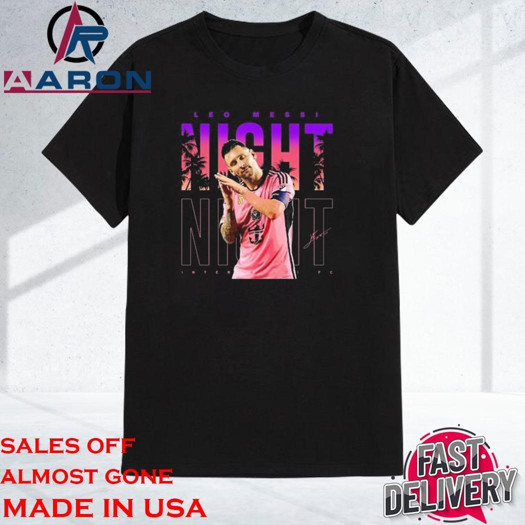 Official Leo Messi Night Inter Miami Fc T-Shirt