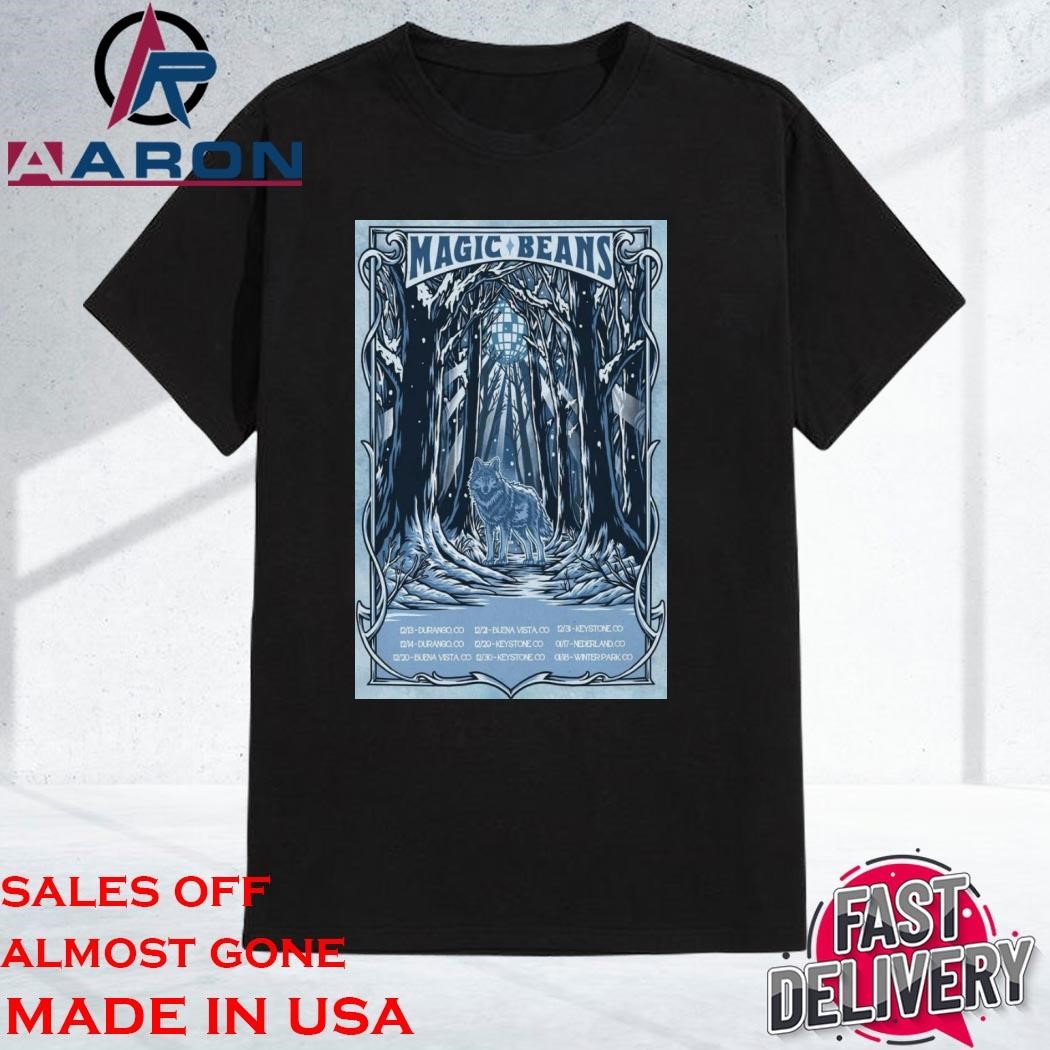 Official Magic Beans Colorado Winter Tour 2024 Shirt