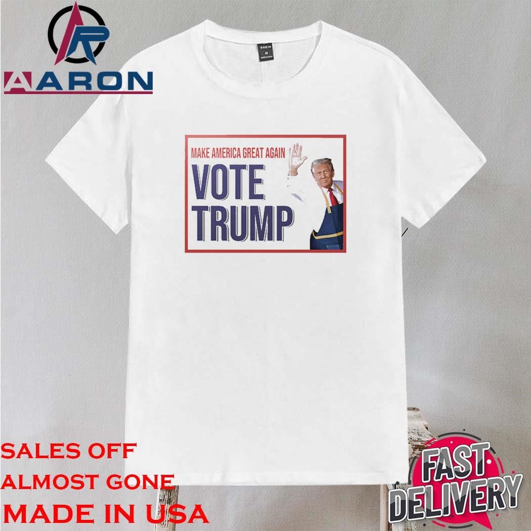 Official Make American Great Again Vote Trump McDonald’s shirt