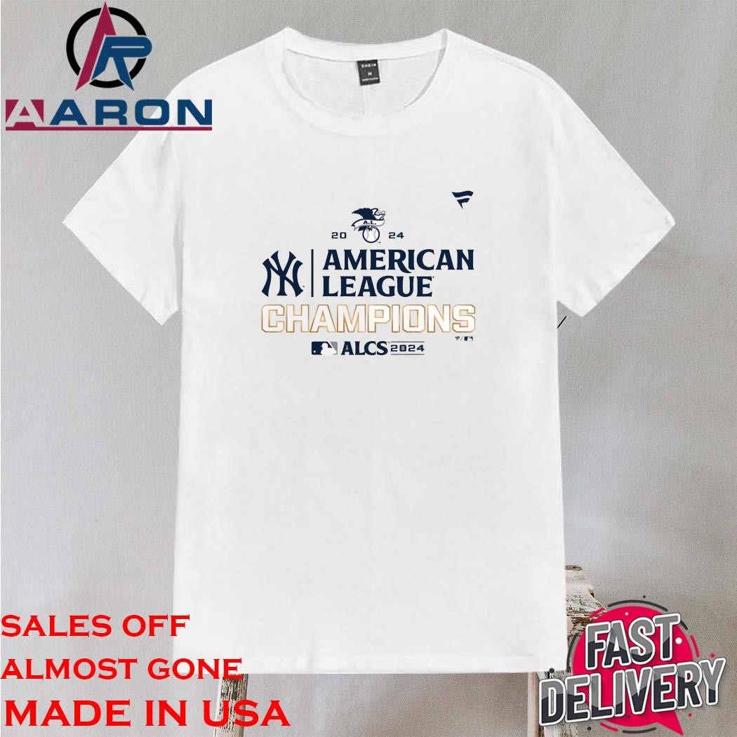 Official New York Yankees 2024 American League Champions Locker Room T-Shirt