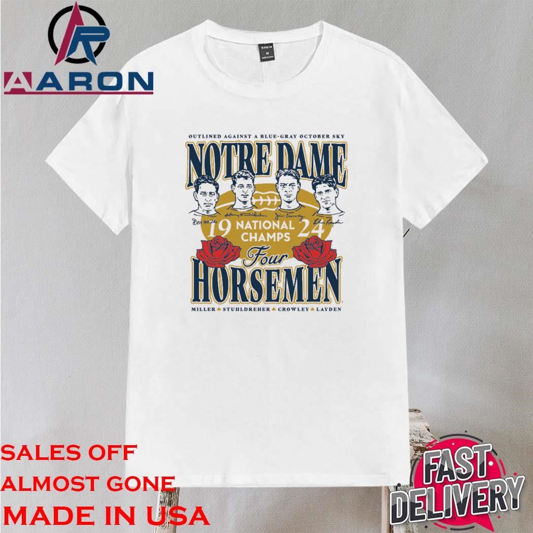 Official Notre Dame 19 24 Four Horsemen Championship shirt