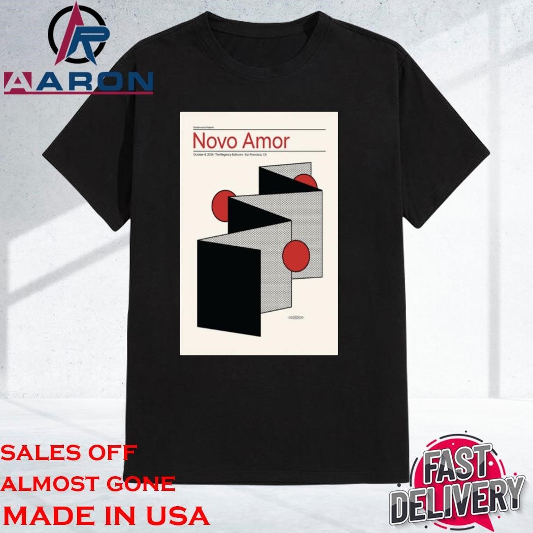 Official Novo Amor Oct 4 2024 The Regency Ballroom, San Francisco CA T-Shirt