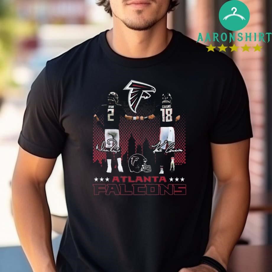 Official Official Atlanta Falcons Matt Ryan Kirk Cousins Football Player Stars T-shirt