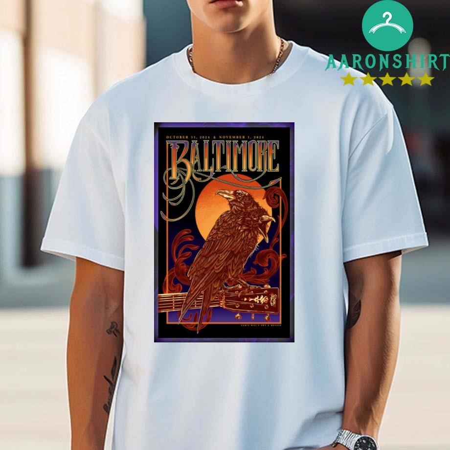 Official Official Billy Strings CFG Bank Arena Baltimore, MD Oct 31-Nov 1 2024 Event T-shirt