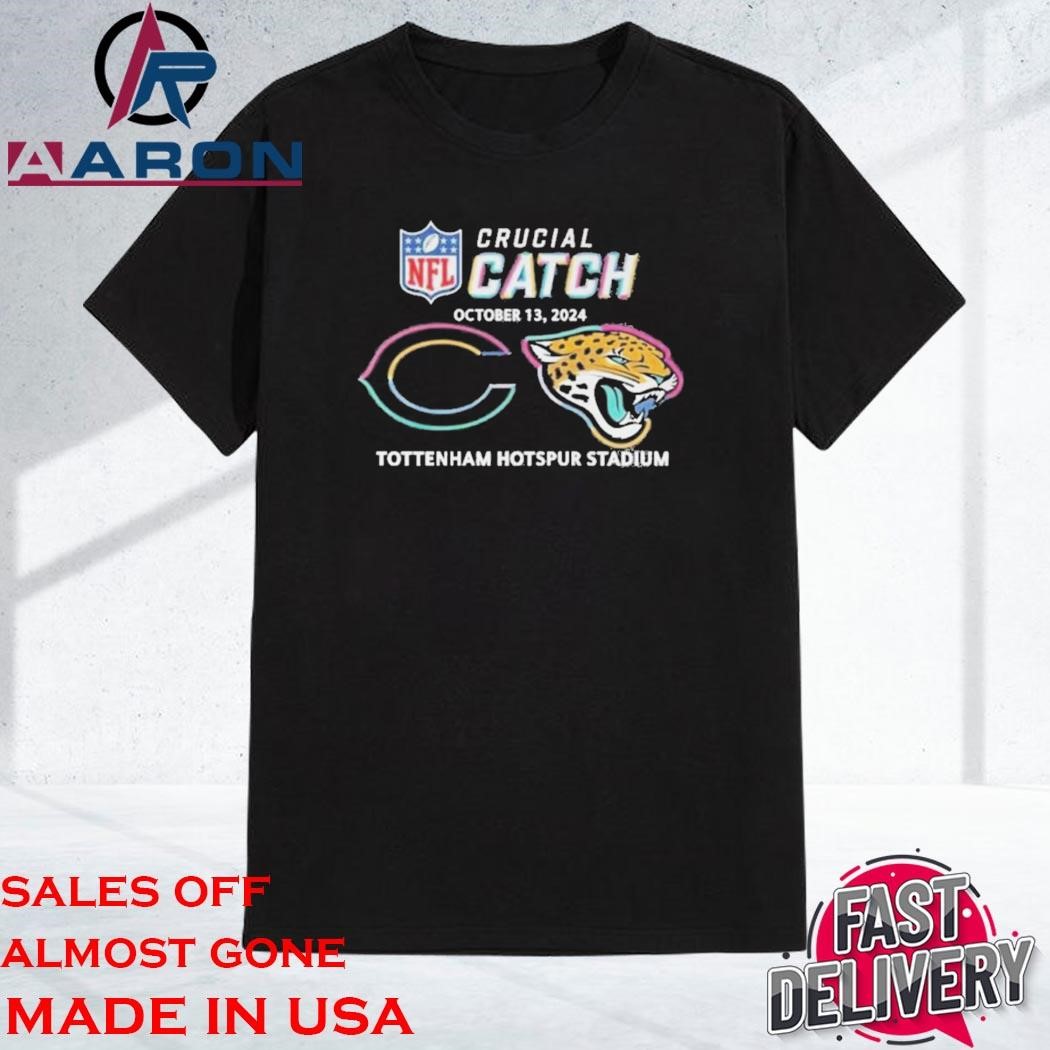 Official Official Chicago Bears Vs Jacksonville Jaguars NFL Crucial Catch October 13, 2024 Shirt