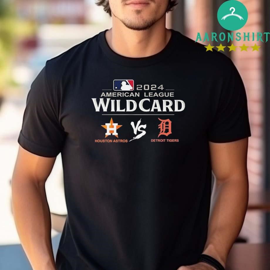 Official Official Houston Astros Vs Detroit Tigers 2024 MLB AL Wild Card T-shirt