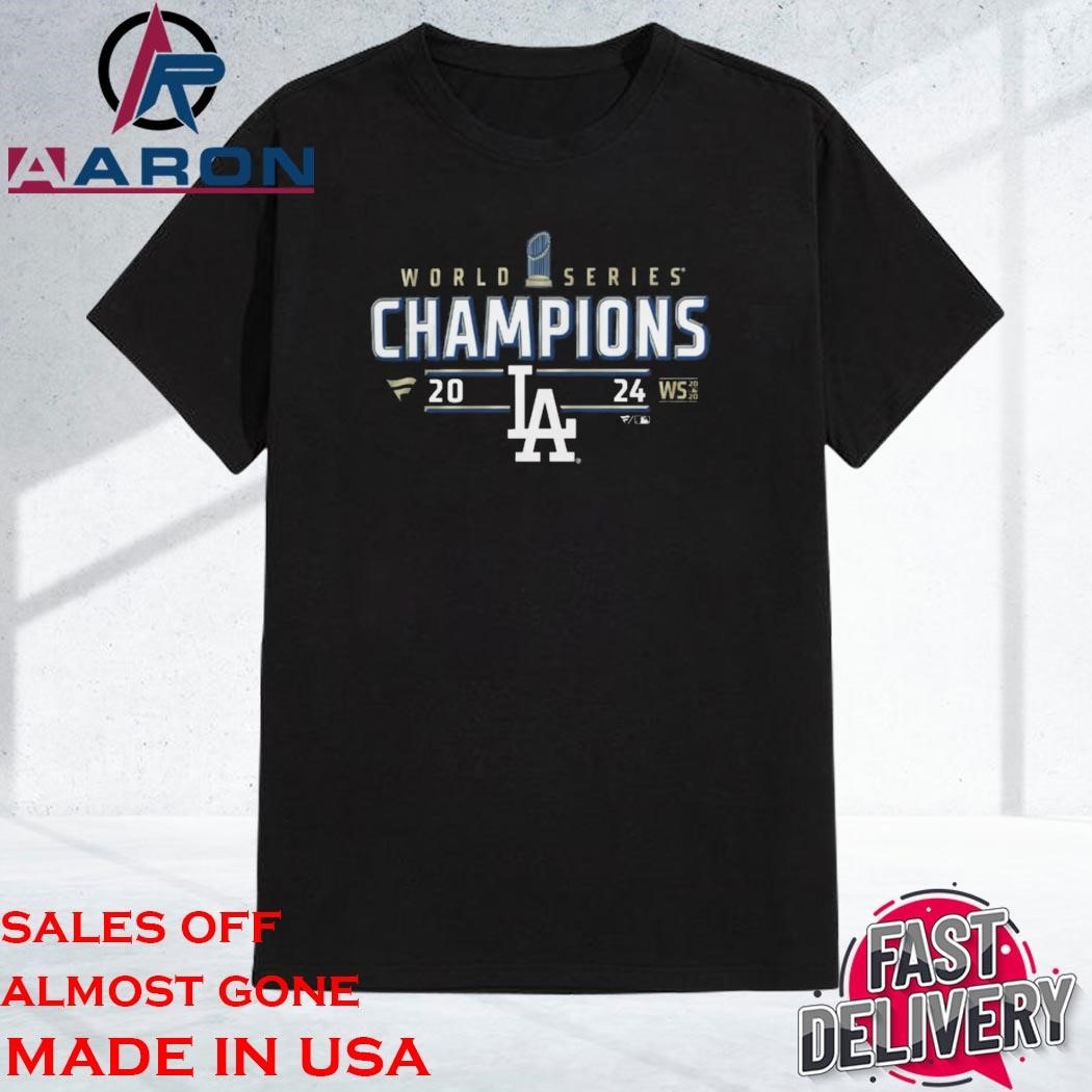 Official Official Los Angeles Dodgers 2024 World Series Champions Locker Room Shirt