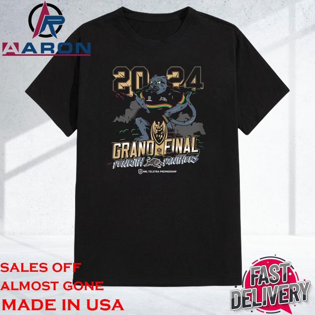 Official Penrith Panthers 2024 Grand Finals NRL Telstra Premiership T-Shirt