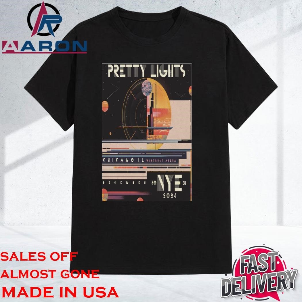 Official Pretty Lights Wintrust Arena Chicago, IL Dec 30-31 2024 Tour Shirt