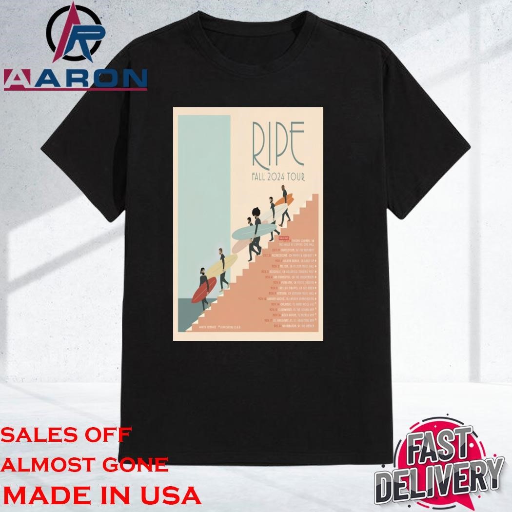 Official Ripe With Hembree Supporting OAR Fall Tour 2024 T-Shirt