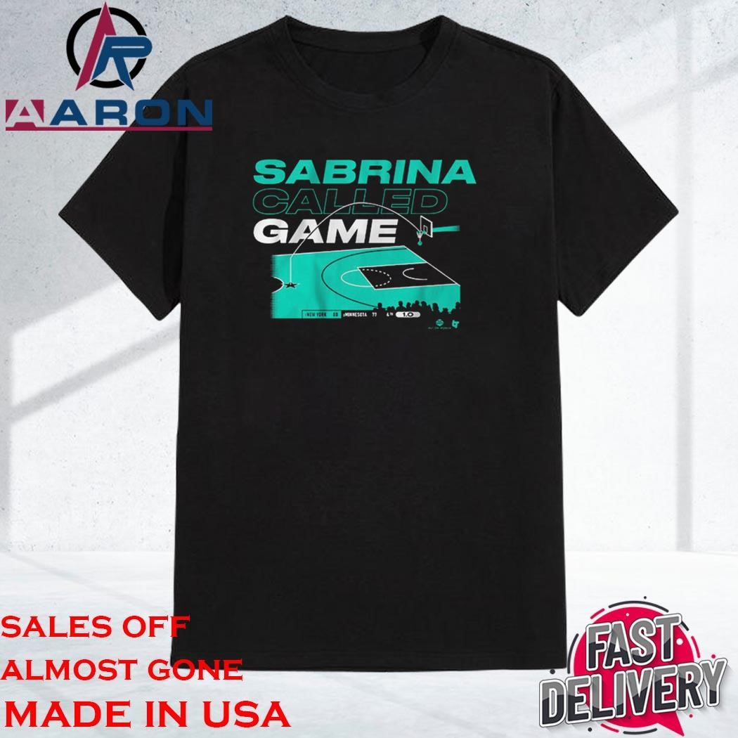 Official Sabrina Ionescu Called Game From The Logo Shirt