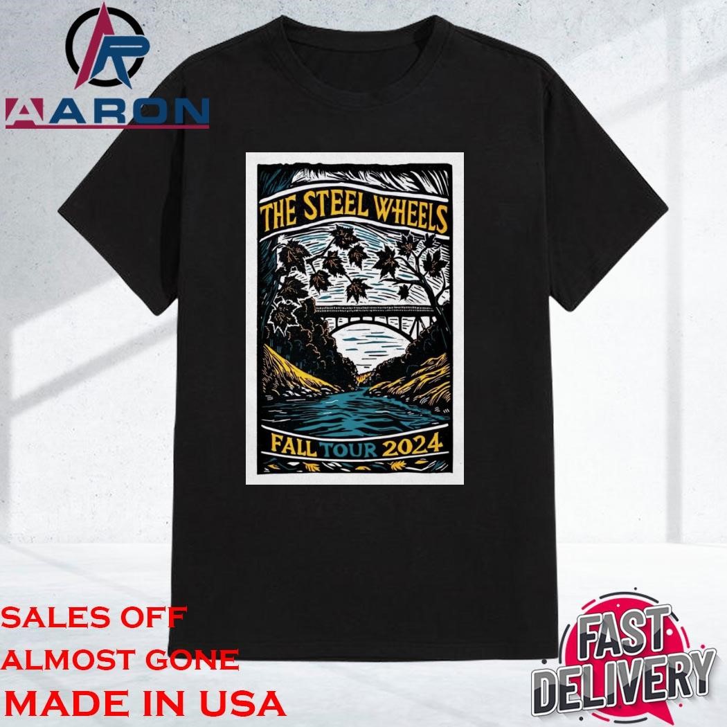 Official The Steel Wheels Fall Tour November 2024 T-Shirt