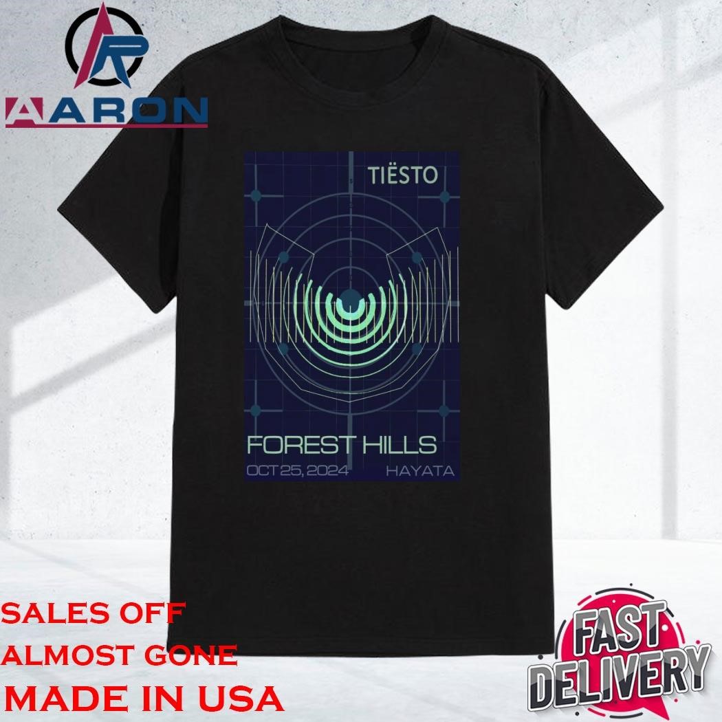 Official Tiësto October 25 2024 Forest Hills Stadium in Forest Hills NY Shirt