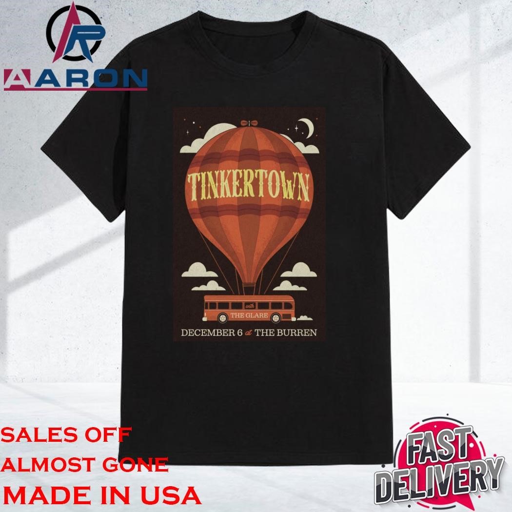 Official Tinkertown The Burren, Somerville, MA Dec 6, 2024 T-Shirt