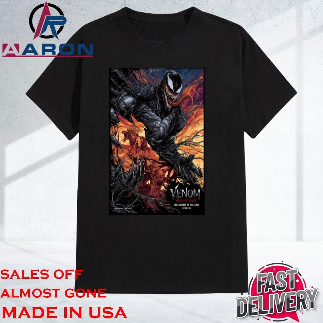 Official Venom The Last Dance October 25 2024 Art T-Shirt