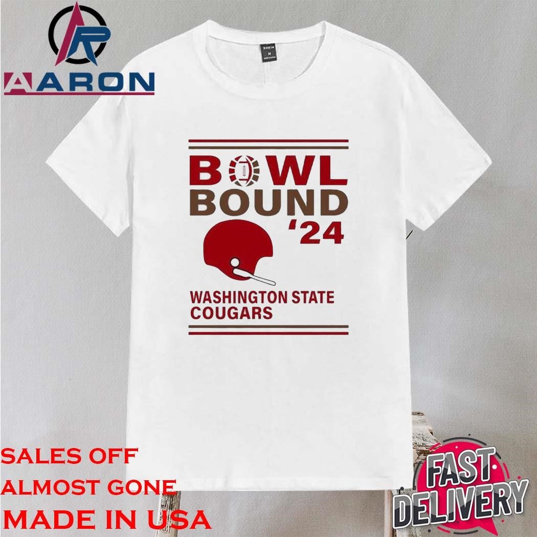 Official Washington State Cougars 2024 Bowl Bound Helmet shirt