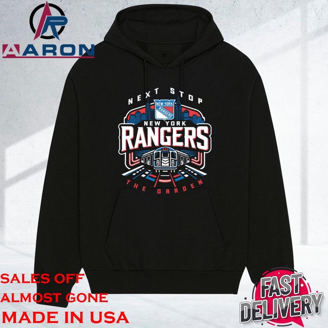 Official We Bleed Blue Rangers Youth Subway Graphic hoodie