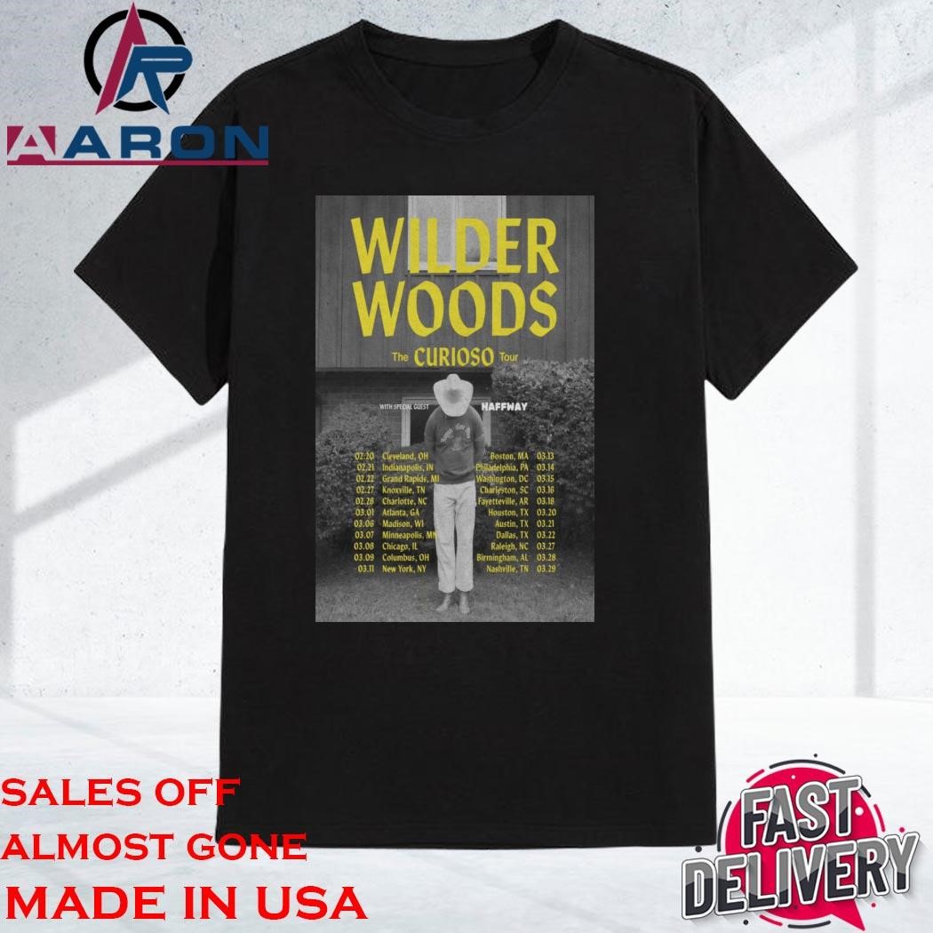 Official Wilder Woods The Curioso Tour 2025 Shirt