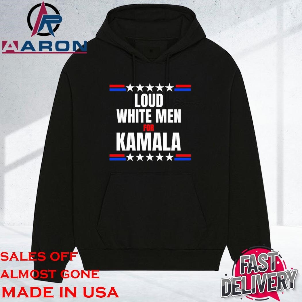 Official Will Ferrell And Billy Eichner Loud White Men For Kamala hoodie