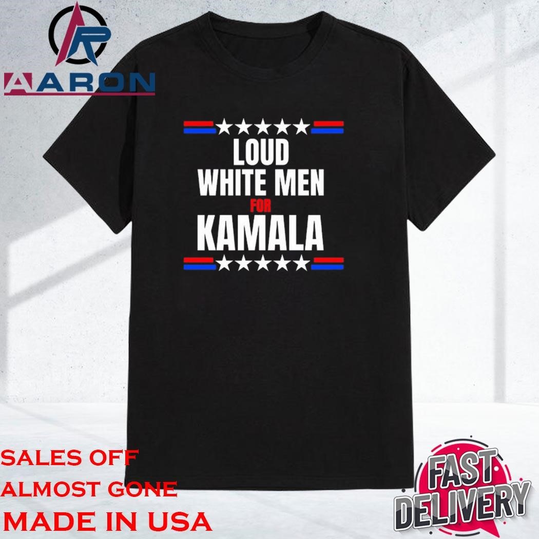 Official Will Ferrell And Billy Eichner Loud White Men For Kamala Shirt