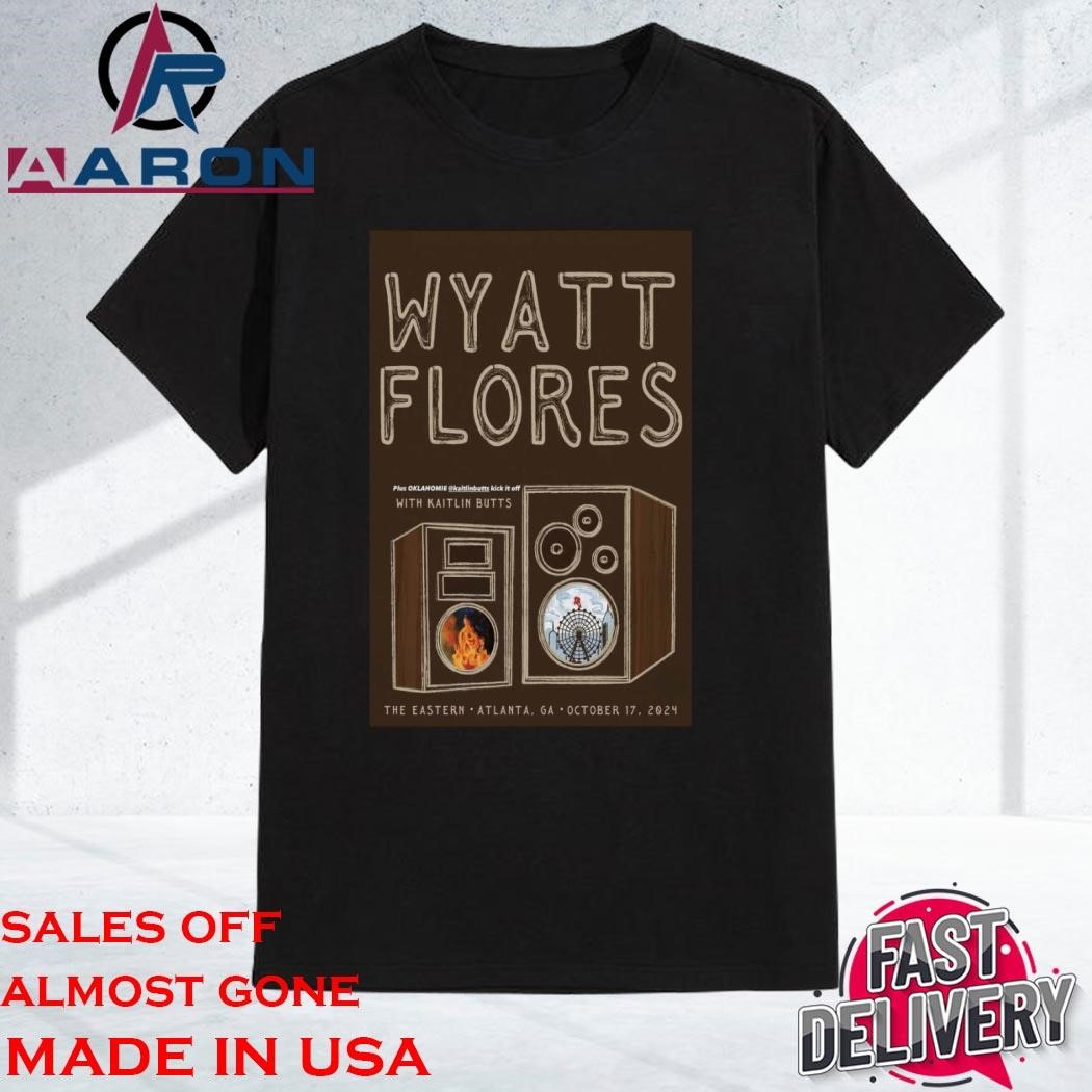 Official Wyatt Flores Atlanta GA October 17 2024 Shirt