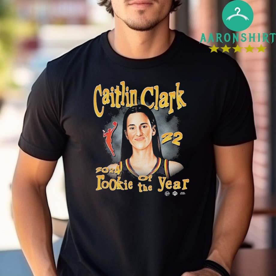 Original Caitlin Clark Black Indiana Fever 2024 WNBA Rookie Of The Year Unisex shirt