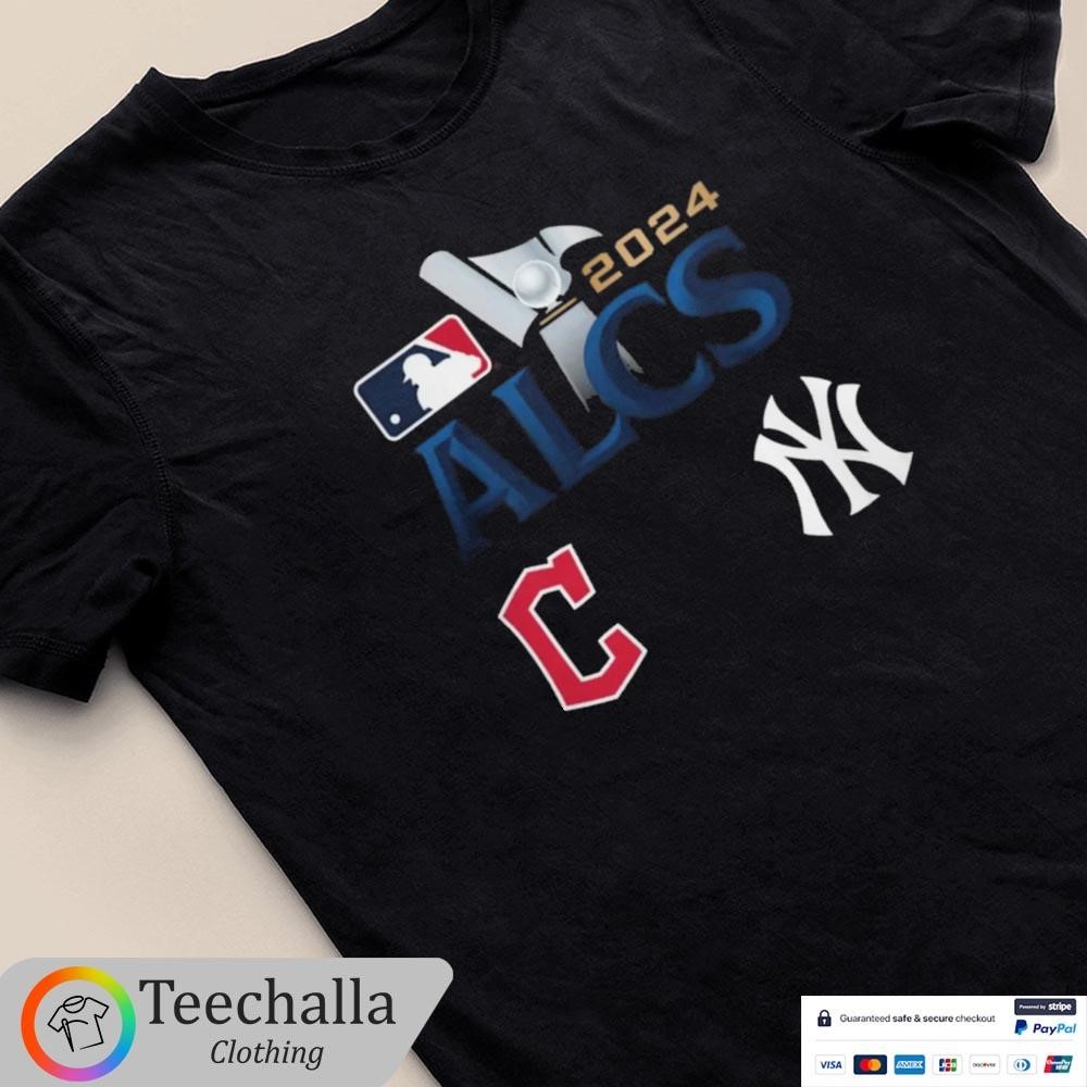 Original Cleveland Guardians Vs New York Yankees 2024 Alcs Matchup Clinched Logo Shirt