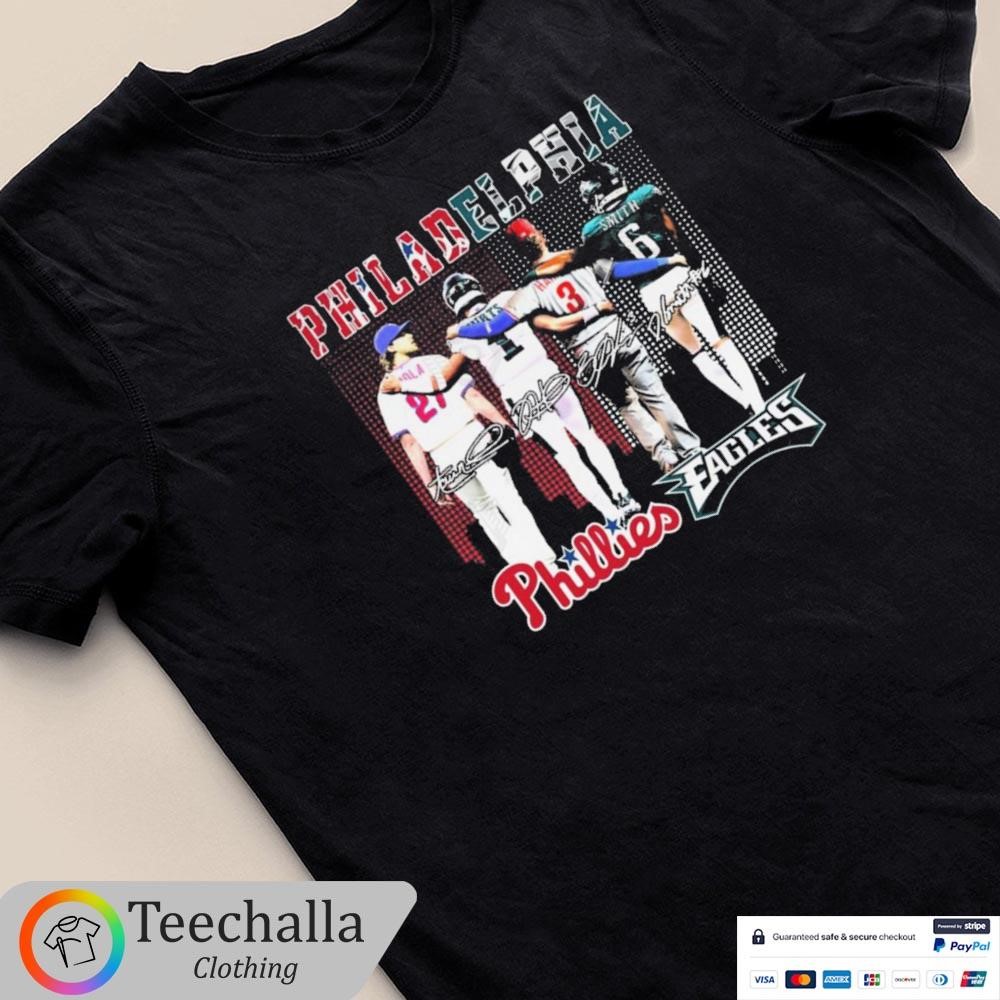 Original Philadelphia Phillies x Philadelphia Eagles Signatures Shirt