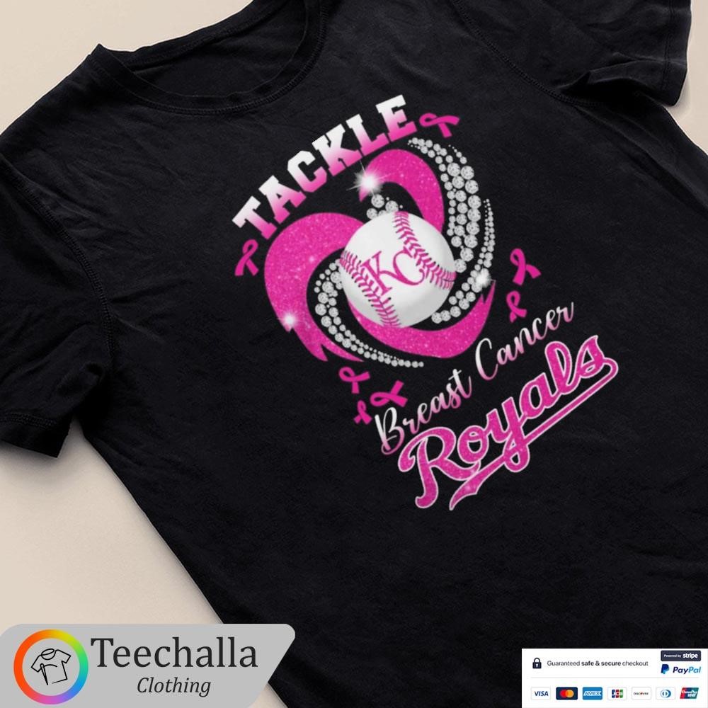 Original Tackle Breast Cancer Kansas City Royals Heart 2024 Shirt