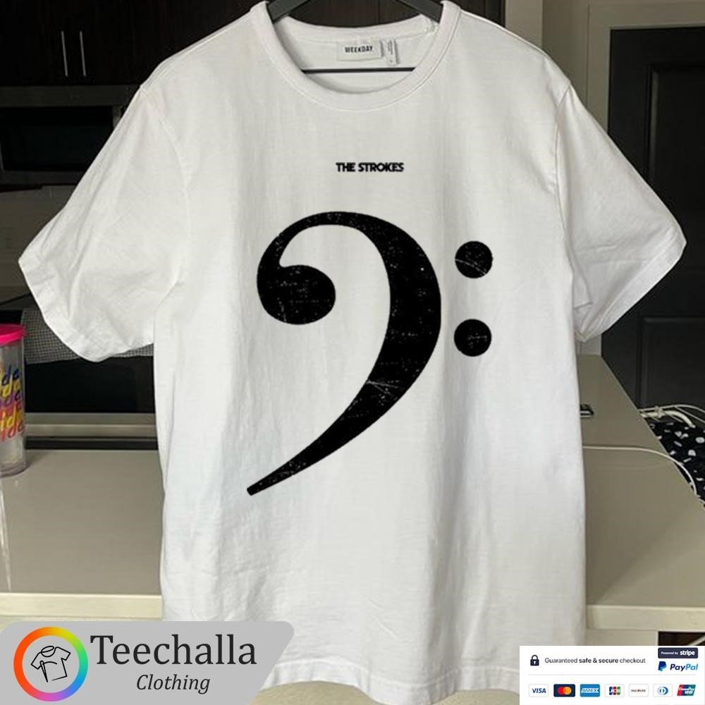 Original The Strokes Bass Clef 2024 Shirt