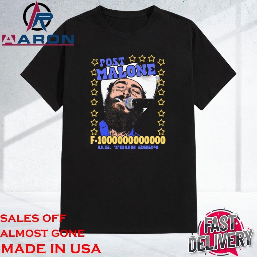 Post Malone F-1 Trillion Tour Star T-Shirt