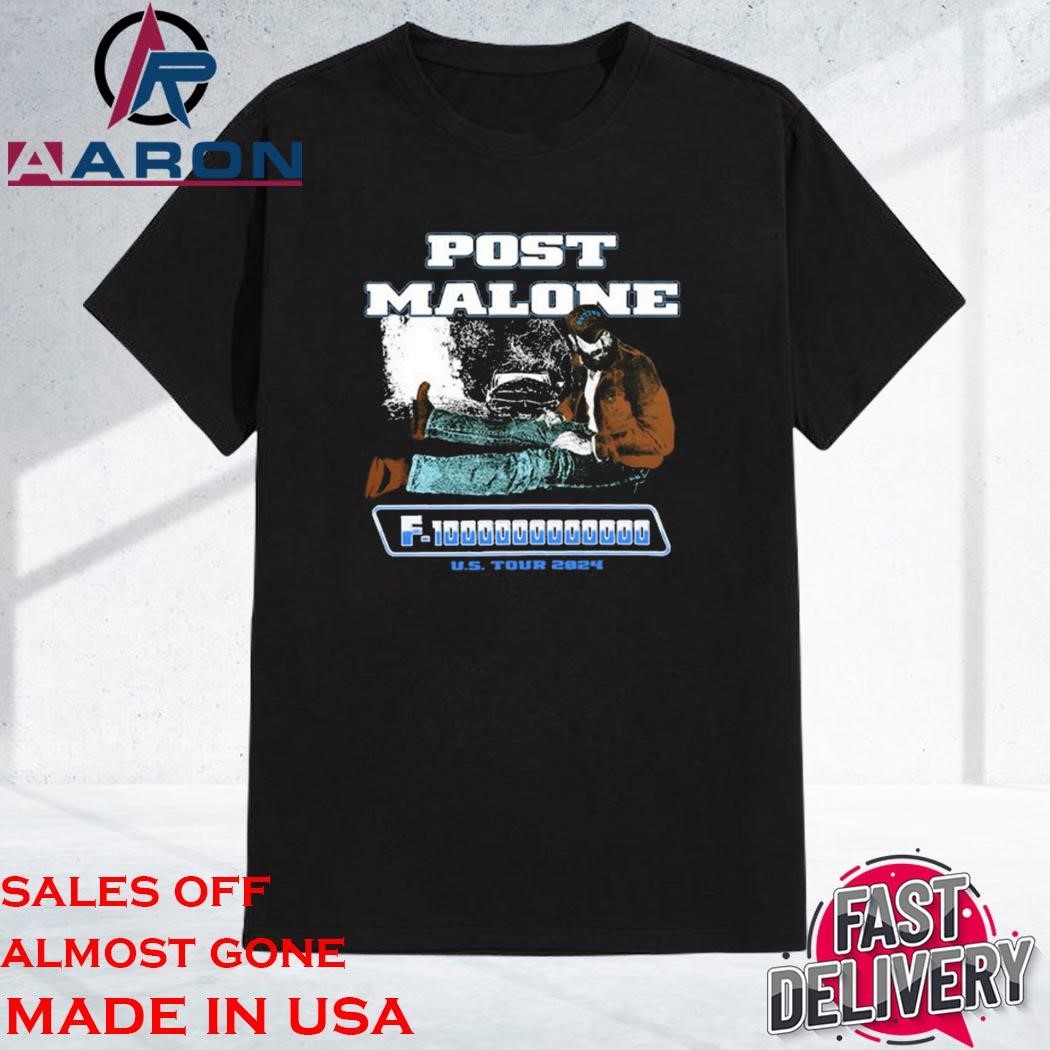 Post Malone F-1 Trillion US Tour 2024 T-Shirt