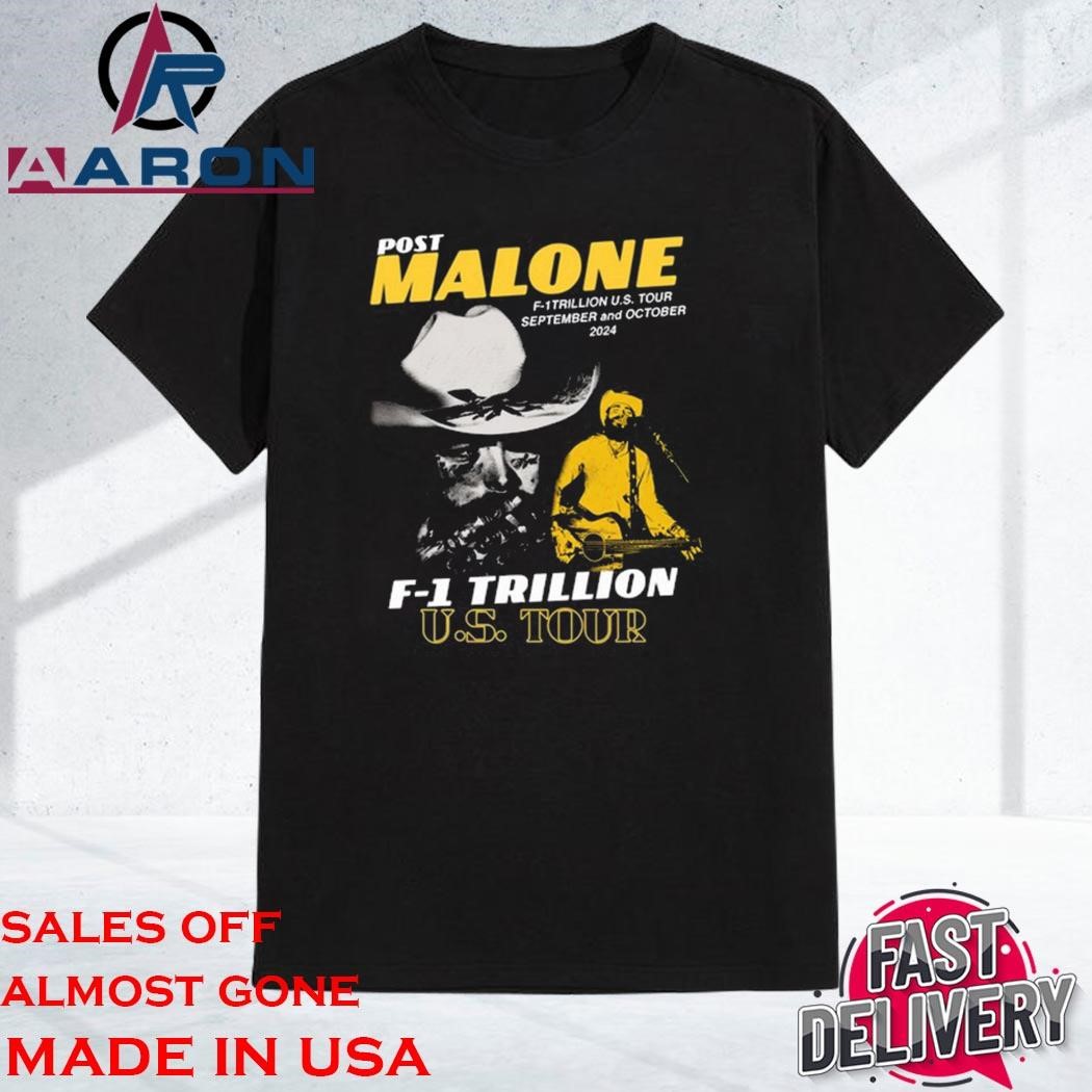 Post Malone F-1 Trillion US Tour September And October 2024 T-Shirt