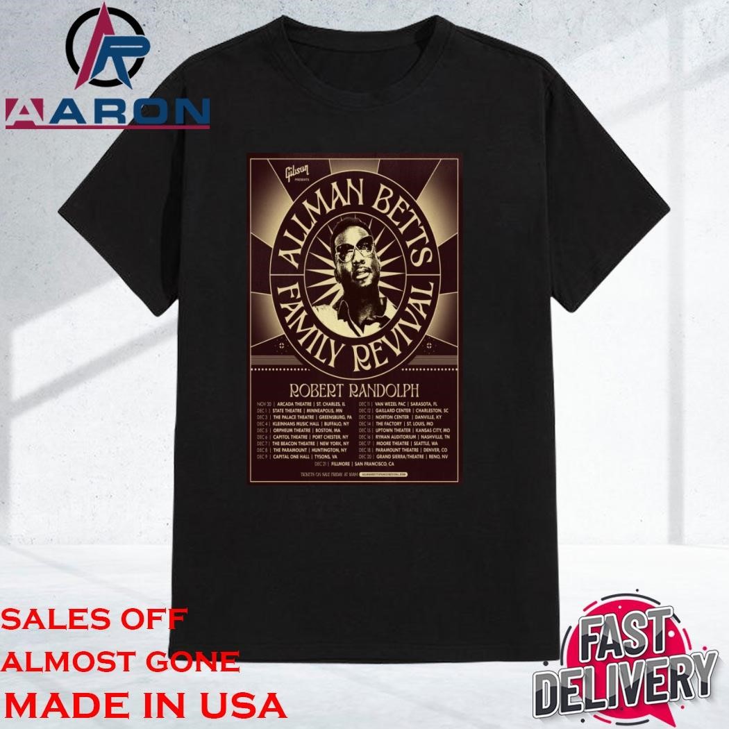 Robert Randolph Allman Betts Family Revival Tour 2024 Shirt