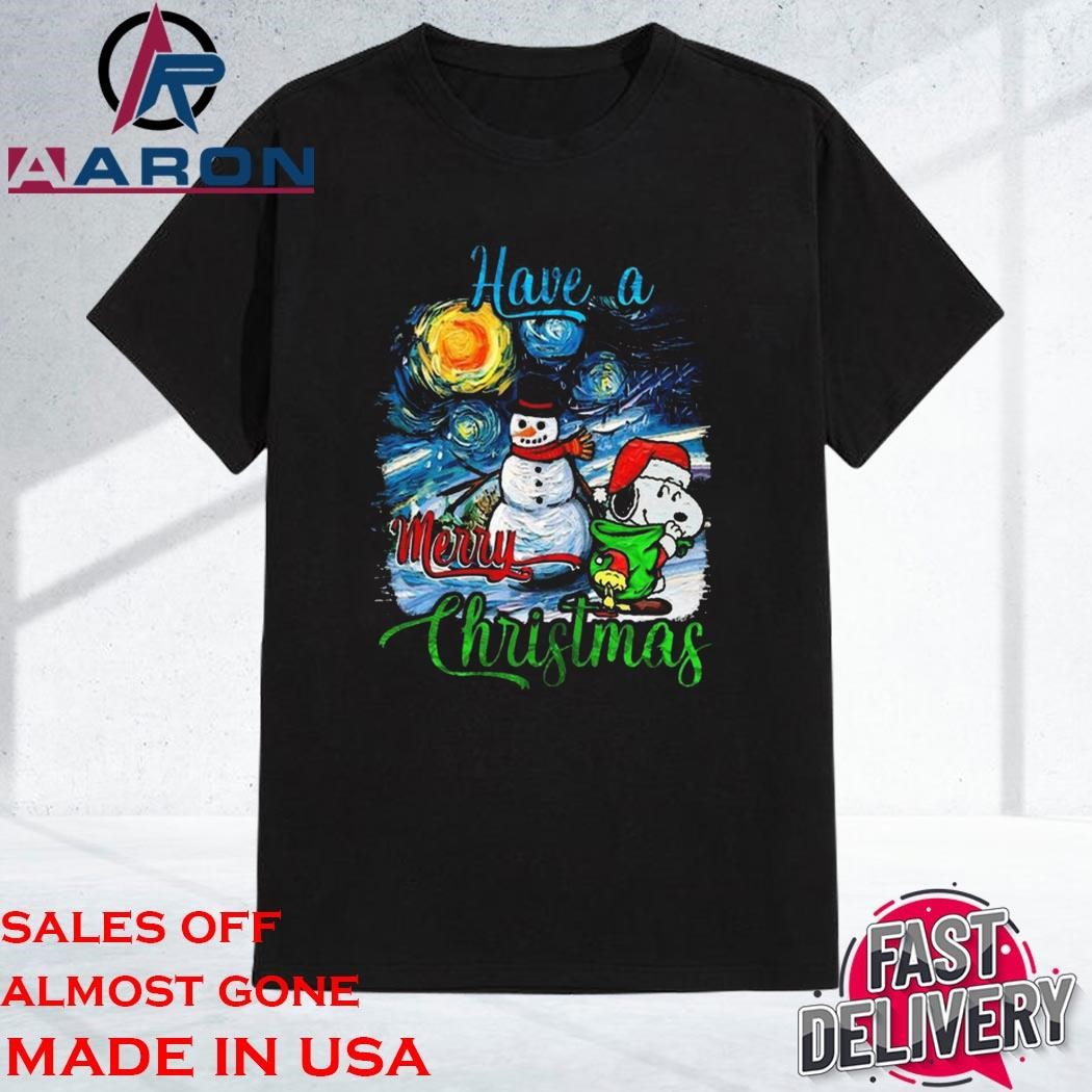 Snoopy Have A Merry Christmas 2024 Happy Holidays T-Shirt