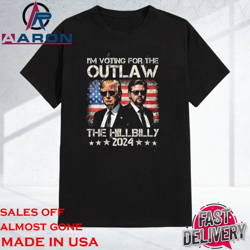 Trump Vintage I’m Voting For The Outlaw And The Hillbilly 2024 T-Shirt