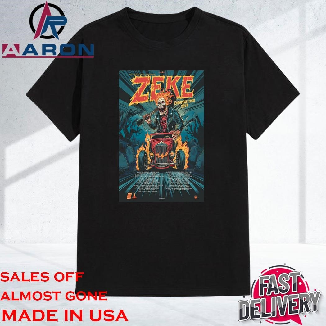 Zeke Band European Tour 2024 T-Shirt