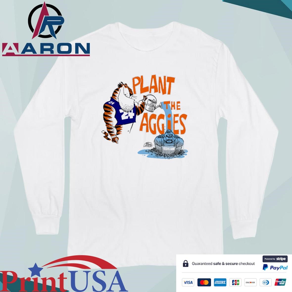 2024 Auburn Vs Texas A&M Rags Game T-Shirts Long Sleeve
