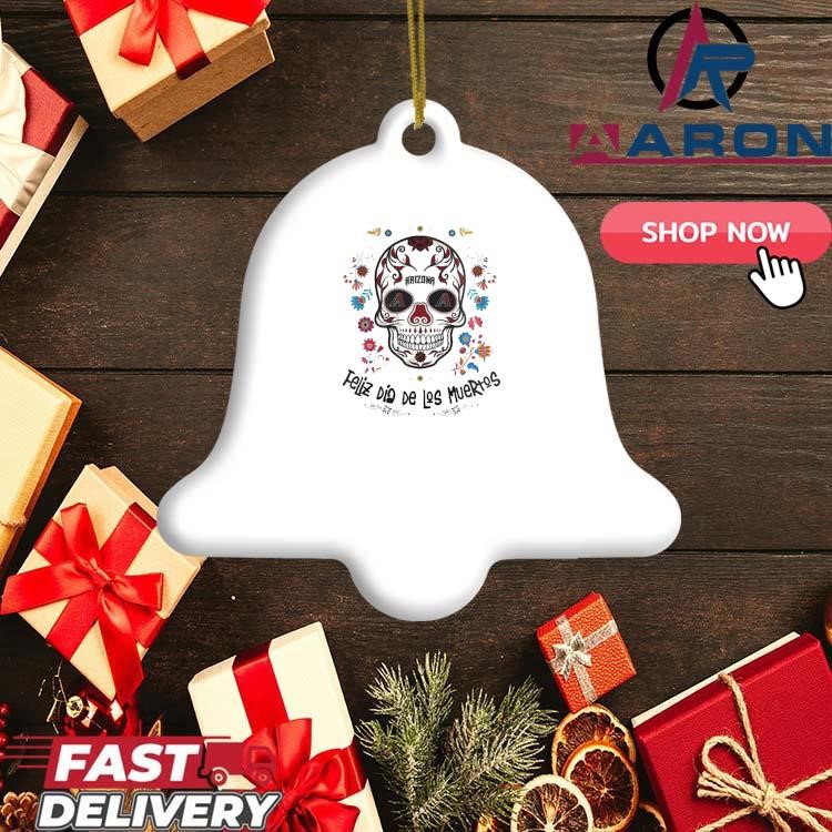 Arizona Diamondbacks 2024 Dia De Los Muertos Baseball Ornament Bell
