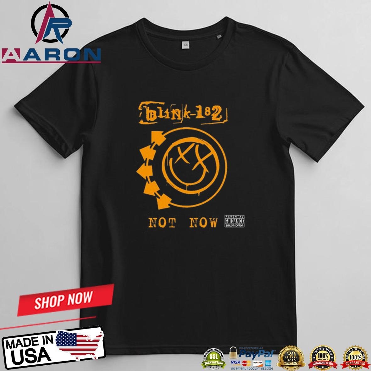 Blink-182 Not Now Greatest Hits Album T-Shirts