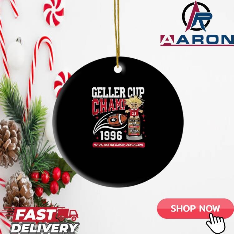 Georgia Bulldogs Championship Pride 1996 Geller Cup Ornament