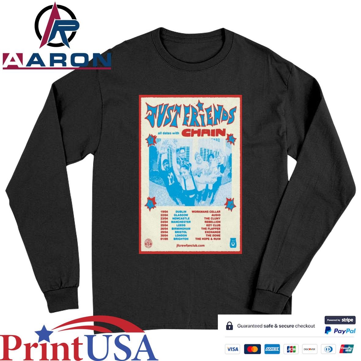 Just Friends UK & Ireland April 2025 T-Shirts Long Sleeve